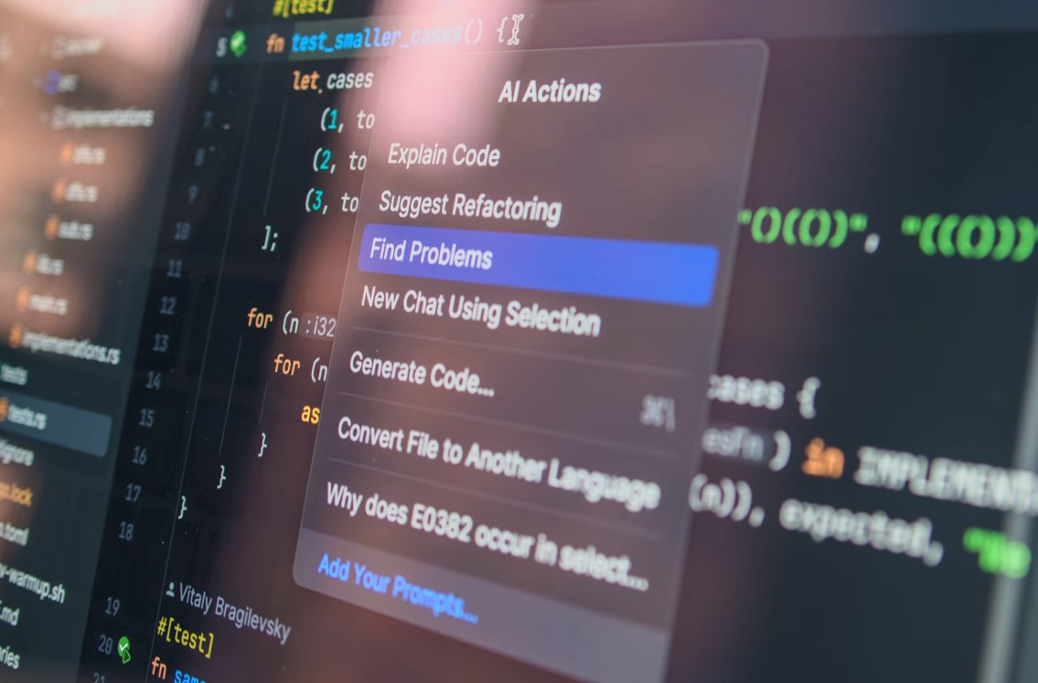AI automation workflow and code editor